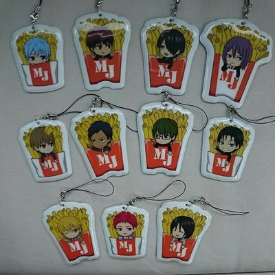 Kuroko no basketball fries straps *maji cafe exclusive merchandises*