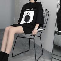 Are you ok Black T-Shirt - Thumbnail 1