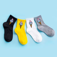 PASTEL ICE CREAM CONE SOCKS ( 4 COLORS ) - Thumbnail 1
