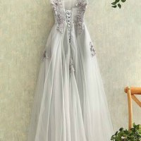 Real Made Prom dress, sexy prom dress,Charming prom dress, long prom dress,prom dresses, elegant prom dress, prom dress Z106 - Thumbnail 1