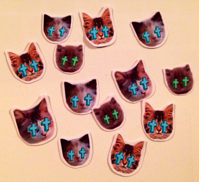 Evil Pussy Stickers