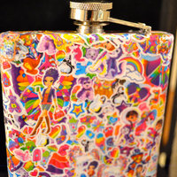 4 oz. Lisa Frank Flask - Thumbnail 1