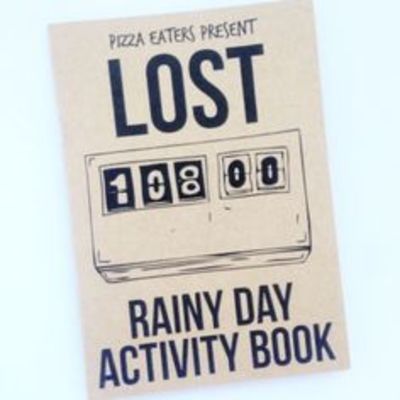 Lost rainy day activity book