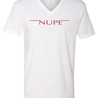 Kappa alpha psi kasual v-line nupe white shirt