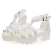 Gladiator Heel Platform Sandal - Thumbnail 4
