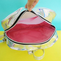 Heart Hologram Backpack - Thumbnail 3