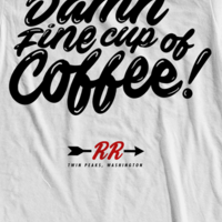 Damn Fine Cup Of Coffee Twin Peaks T-Shirt - Thumbnail 1