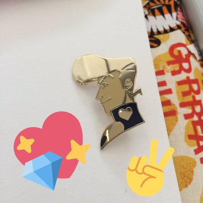 Golden boy pin
