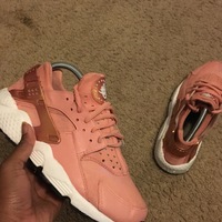 Rose Gold & Georgia Peach Huaraches  - Thumbnail 1