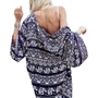 Tribal Pattern 3/4 Sleeve Loose Kimono Cardigans-3