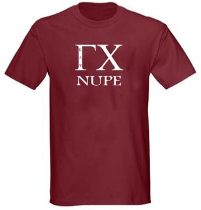 Kappa Alpha Psi Gamma Chi Chapter NUPE T-shirt (Savannah State Univ)