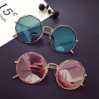 Retro Geometric Mirror Sunglasses - Thumbnail 1