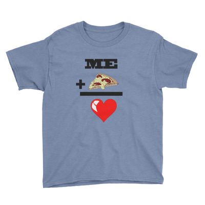 Youth pizza love short sleeve t-shirt