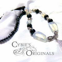 Moonstone and Labradorite Eye of Ra Necklace - Thumbnail 1