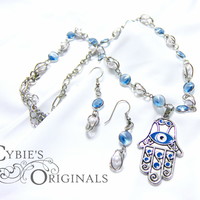 3pc Hamsa Hand (The All Seeing Eye) set - Thumbnail 2