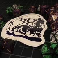 Critical Skull Sticker  ( 2 pack of stickers for $5 ) - Thumbnail 3