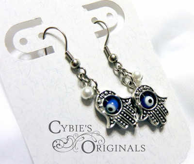 Hamsa Hand earrings