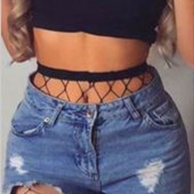 Highwaist large diamond fishnet stockings 