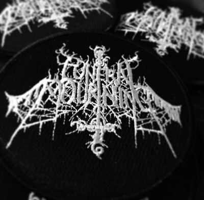 Funeral Mouring embroidered patch