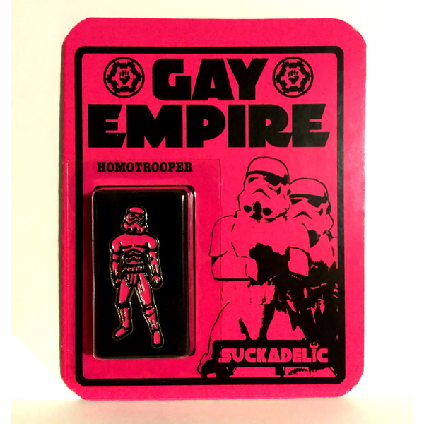 Gay Empire - Enamel Figure Pin - by Sucklord