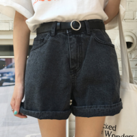 Free Shipping-90'S DENIM SHORTS ( 2 COLORS ) - Thumbnail 1