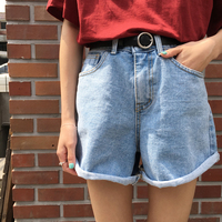 Free Shipping-90'S DENIM SHORTS ( 2 COLORS ) - Thumbnail 3