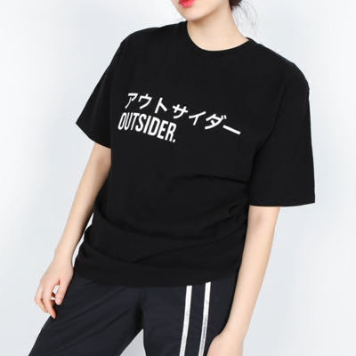 Outsider black tee
