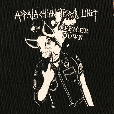 Appalachain terror unit - "officer down" cloth patch