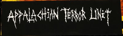 APPALACHIAN TERROR UNIT - "Logo" Large cloth patch