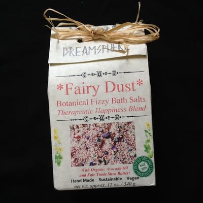 Fairy dust - botanical fizzy bath salt - therapeutic happiness blend - Thumbnail 2
