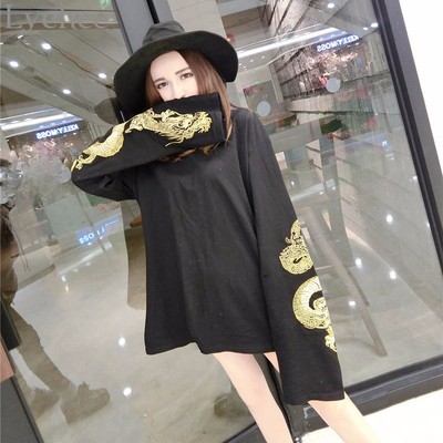 Punk gothic dragon sweatshirt