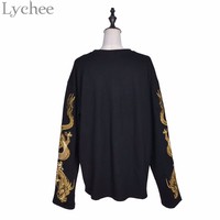 Punk Gothic Dragon Sweatshirt - Thumbnail 4