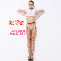 Black Fishnet Sexy Stockings - Thumbnail 4