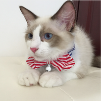 2017 Fashion Bow Tie Cat Collar for Cats or Small Dogs - Thumbnail 3