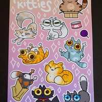 Kooky Kitties Sticker Sheet - Thumbnail 2