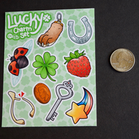 Lucky Charms Small Sticker Sheet - Thumbnail 1