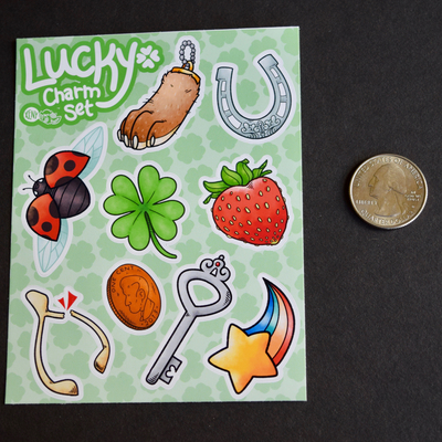 Lucky charms small sticker sheet