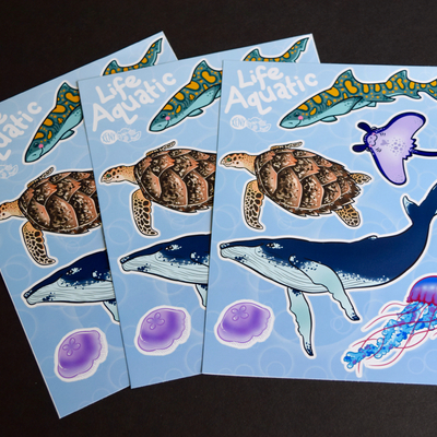 Aquatic life sticker sheet - Thumbnail 4