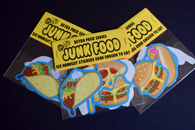 Junk Food Retro Sticker Pack