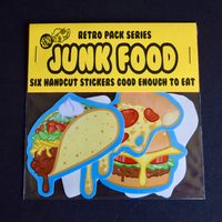 Junk Food Retro Sticker Pack - Thumbnail 1