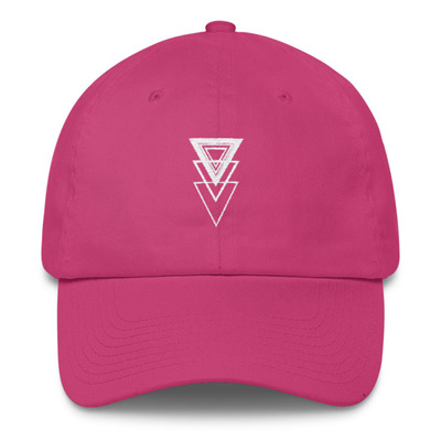 Pink logo dad hat