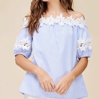 Downtown Striped Blouse  - Thumbnail 1
