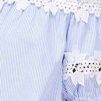 Downtown Striped Blouse  - Thumbnail 2
