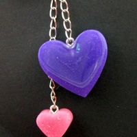 2 Heart Keychain - Thumbnail 1