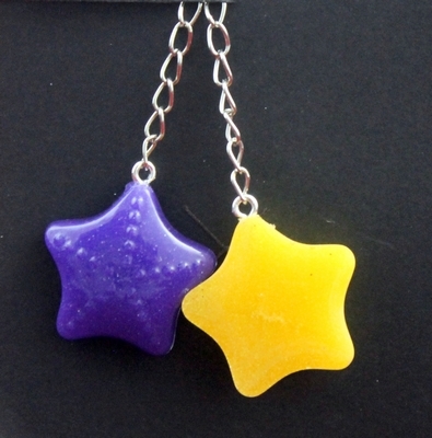 2 Star Keychain