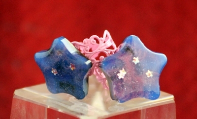 Star Ring with fancy base (assorted color)