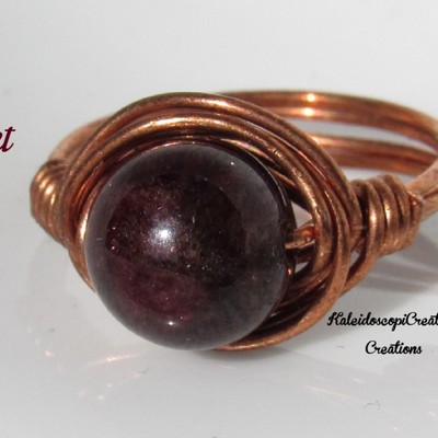 Garnet ring