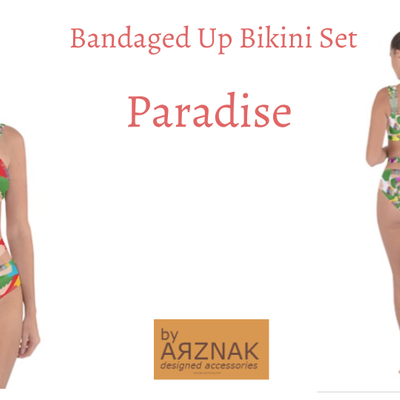 Paradise- bandaged up bikini set
