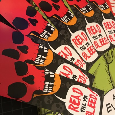 Read till ya bleed! bookmark ( 2- pack for $3 )