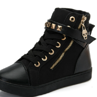 Women's shoes is high for canvas shoes - Thumbnail 4